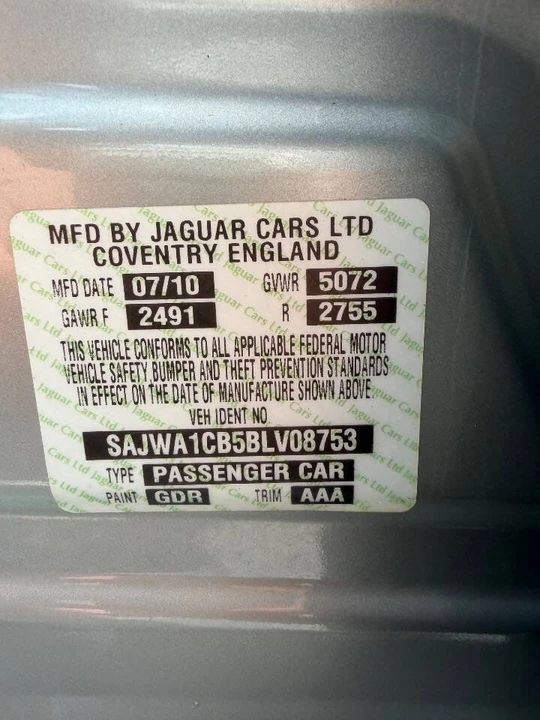 2011 Jaguar X351 XJ - Image 11 of 19