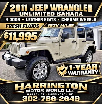 2011 Jeep Wrangler Unlimited Sahara