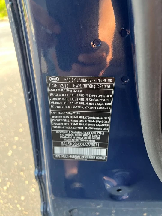 2011 Land Rover Range Rover L322 - Image 14 of 14