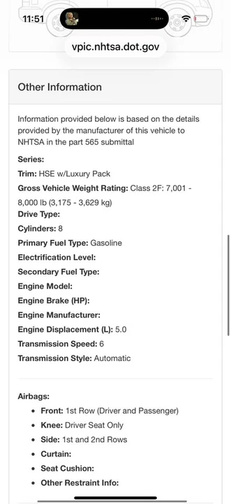 2011 Land Rover Range Rover L322 - Image 12 of 12