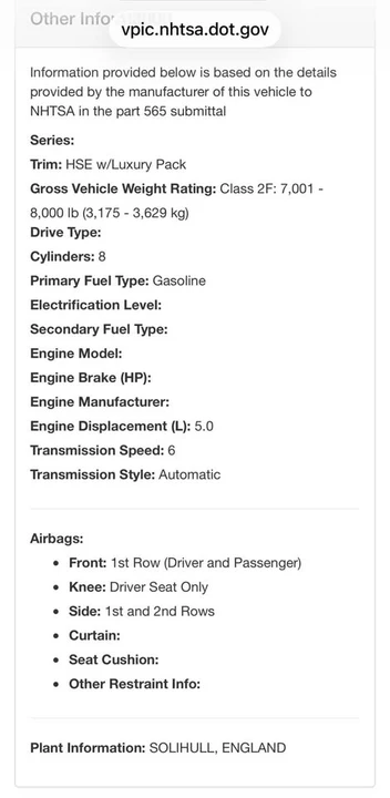 2011 Land Rover Range Rover L322 - Image 10 of 12