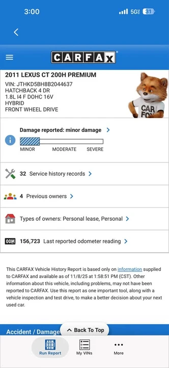 2011 Lexus CT - Image 16 of 18