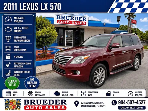 2011 Lexus LX 570 Sport Utility 4D