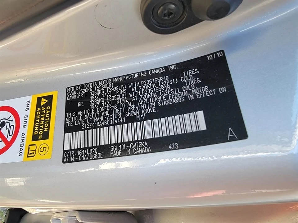 2011 Lexus RX 3rd Gen - Image 11 of 11