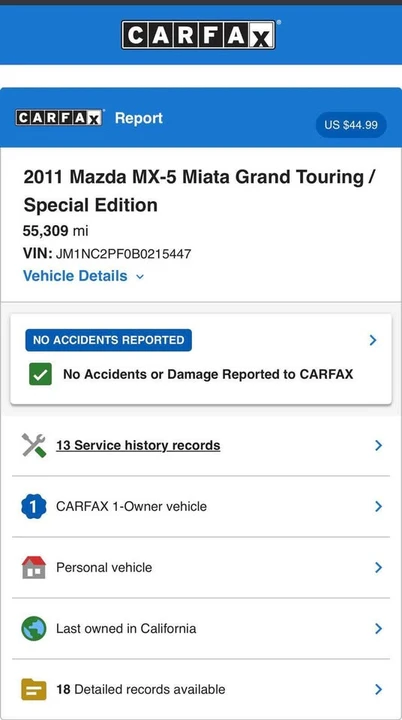 2011 Mazda NC MX-5 Miata - Image 20 of 20