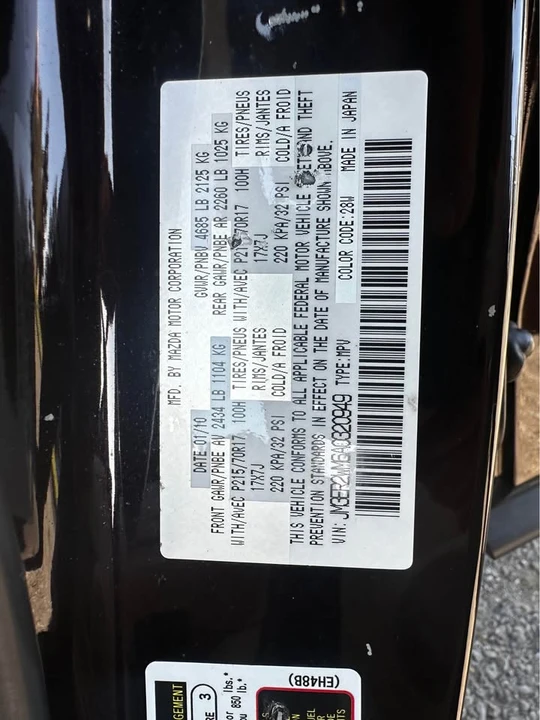 2011 Mazda CX-7 - Image 11 of 13
