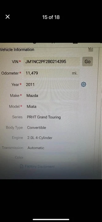 2011 Mazda NC MX-5 Miata - Image 12 of 15