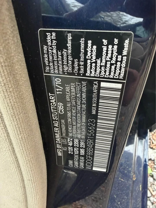 2011 Mercedes-Benz W204 C-Class - Image 15 of 15