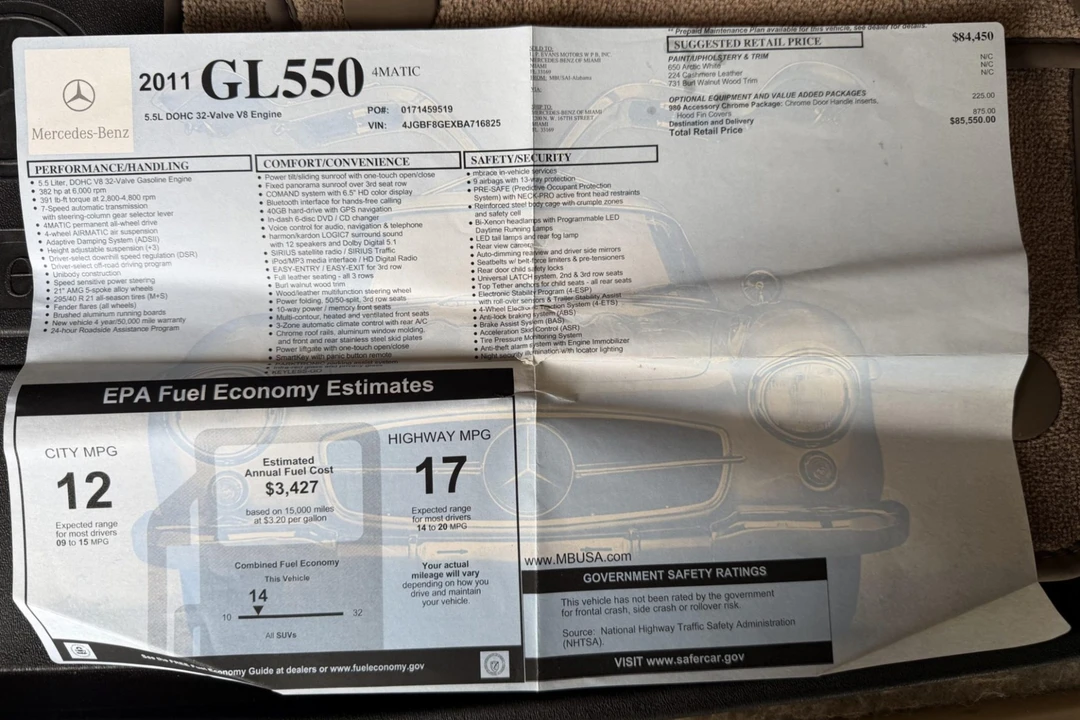 2011 Mercedes-Benz X164 GL-Class - Image 8 of 8
