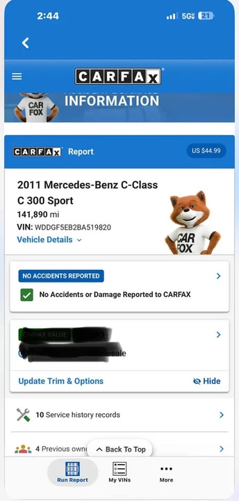 2011 Mercedes-Benz W204 C-Class - Image 16 of 16