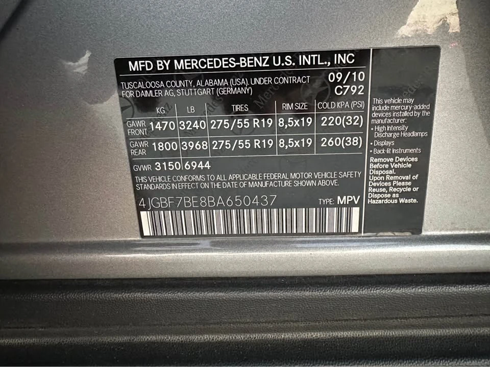 2011 Mercedes-Benz X164 GL-Class - Image 18 of 18