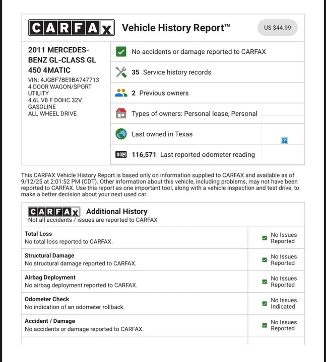 2011 Mercedes-Benz X164 GL-Class - Image 17 of 17