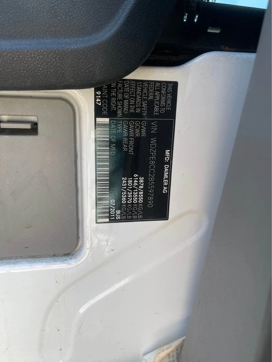 2011 Mercedes-Benz NCV3 Sprinter - Image 12 of 12