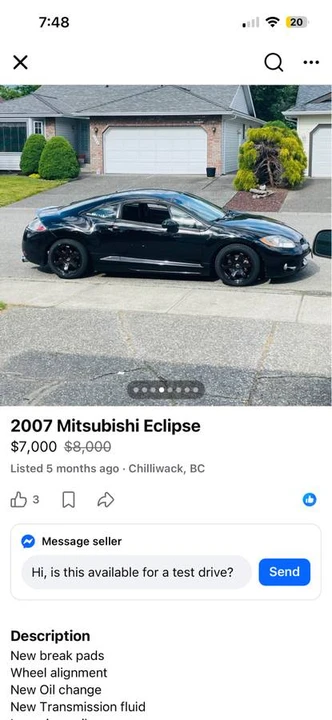 2011 Mitsubishi Eclipse 4th Gen - Image 12 of 12