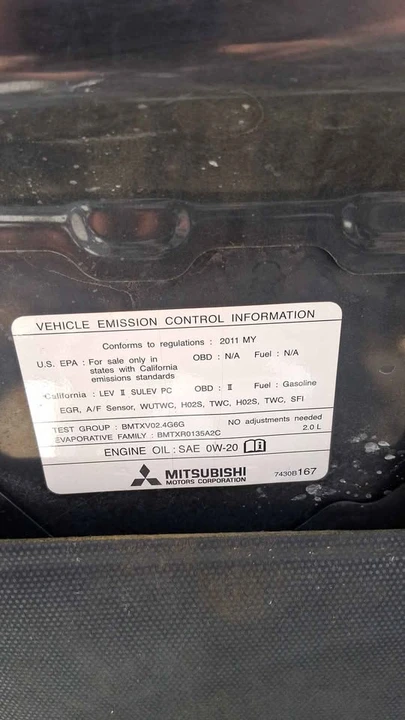 2011 Mitsubishi Lancer 9th Gen - Image 18 of 20