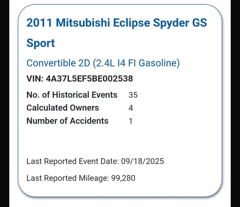 2011 Mitsubishi Eclipse 4th Gen - Image 3 of 11