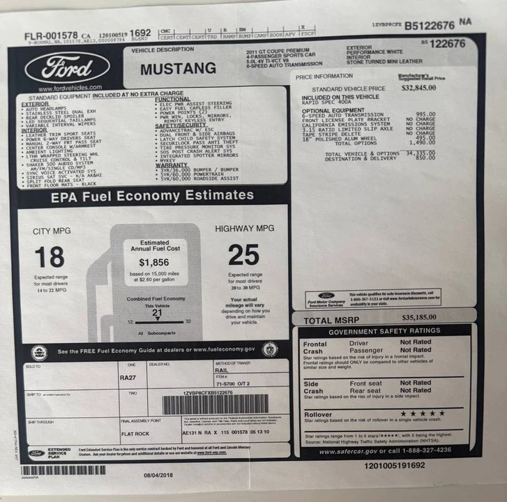 2011 Ford S197 Mustang - Image 15 of 16