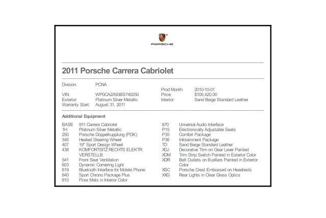 2011 Porsche 997 Carrera - Image 5 of 31