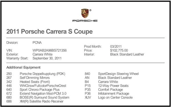 2011 Porsche 997 Carrera S - Image 13 of 14