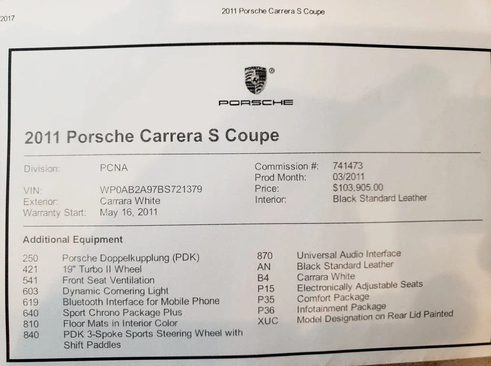 2011 Porsche 997 Carrera S - Image 29 of 29