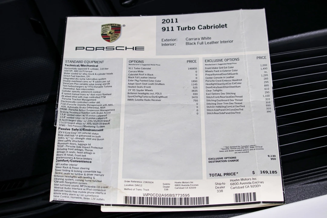 2011 Porsche 997 Turbo - Image 2 of 12