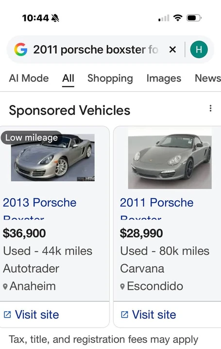 2011 Porsche 987 Boxster - Image 6 of 6