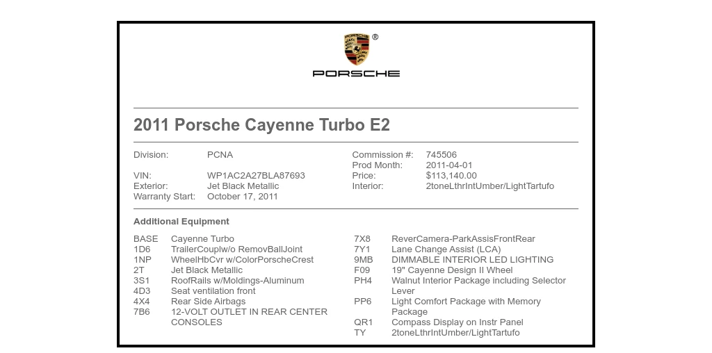 2011 Porsche 958 Cayenne Turbo - Image 29 of 31