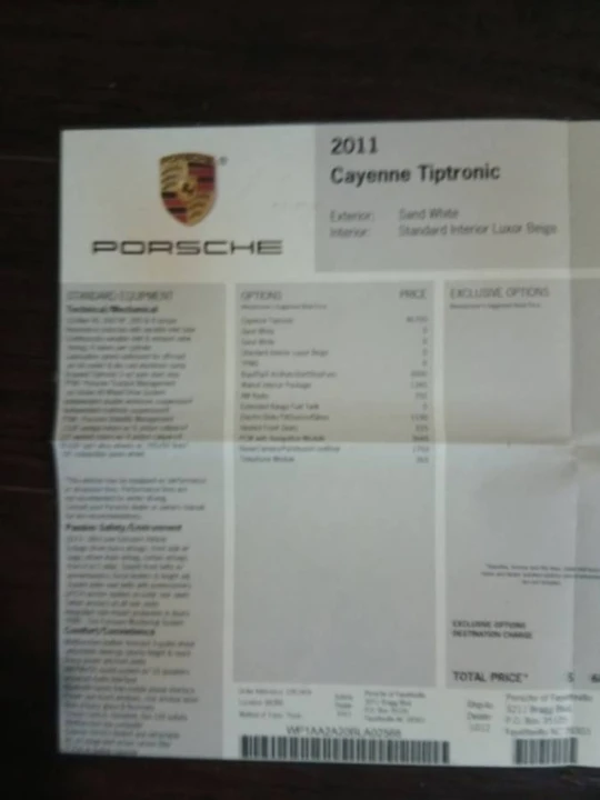 2011 Porsche 958 Cayenne - Image 14 of 20