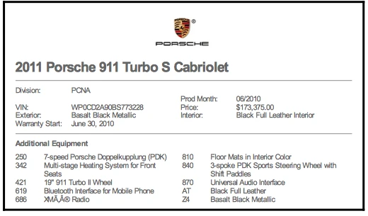 2011 Porsche 997 Turbo S - Image 10 of 10