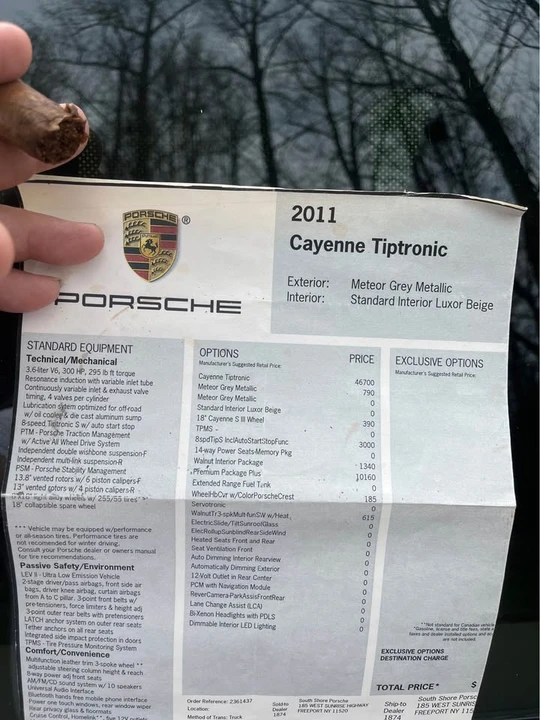 2011 Porsche 958 Cayenne - Image 10 of 10
