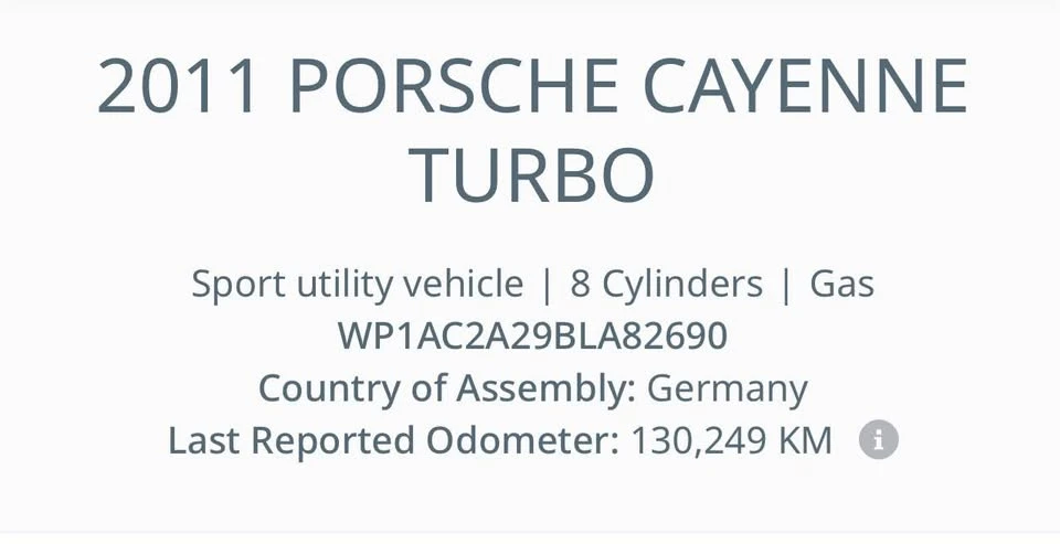2011 Porsche 958 Cayenne Turbo - Image 3 of 4