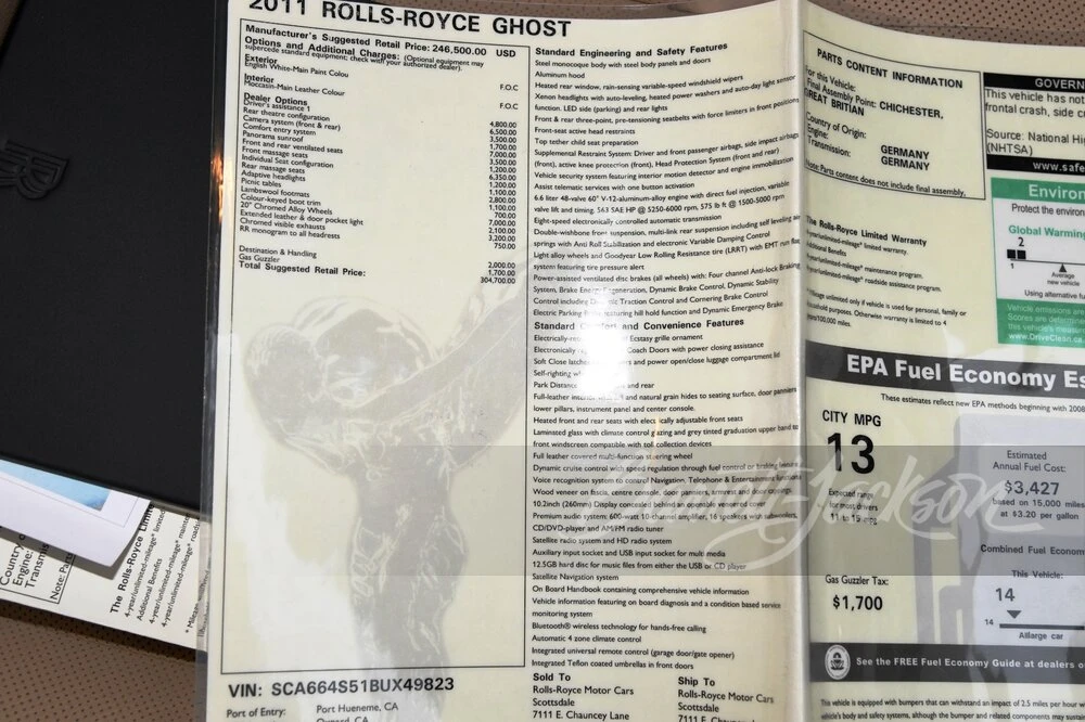 2011 Rolls-Royce Ghost 1st Gen - Image 13 of 29