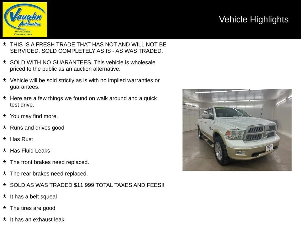 2011 Ram 1500 1st Gen - Image 2 of 12