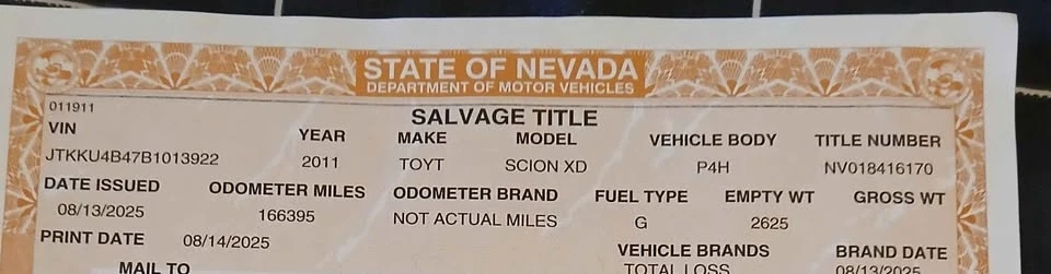 2011 Scion xD - Image 2 of 4
