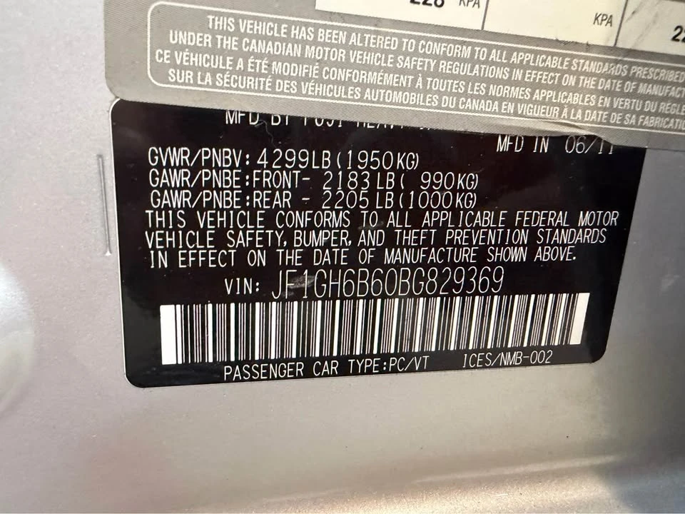 2011 Subaru Impreza 3rd Gen - Image 11 of 15