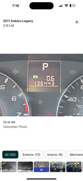 2011 Subaru Legacy 5th Gen - Image 10 of 14