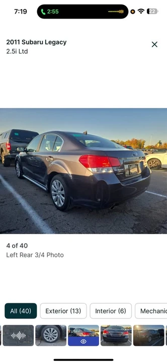 2011 Subaru Legacy 5th Gen - Image 3 of 14