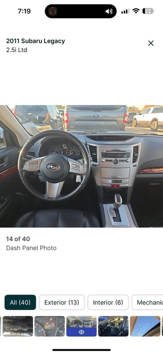 2011 Subaru Legacy 5th Gen - Image 9 of 14