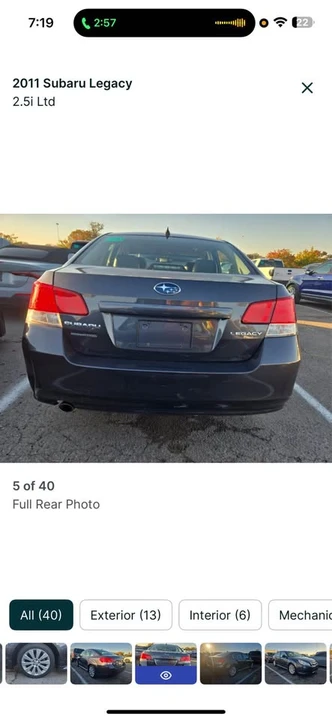2011 Subaru Legacy 5th Gen - Image 2 of 14