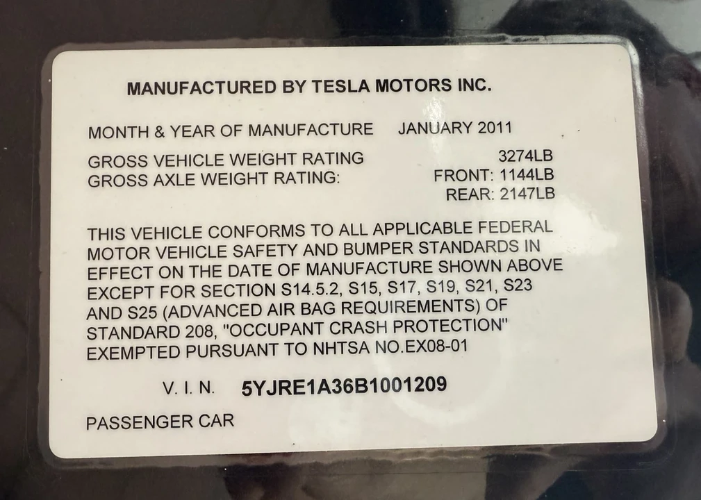 2011 Tesla Roadster - Image 11 of 21