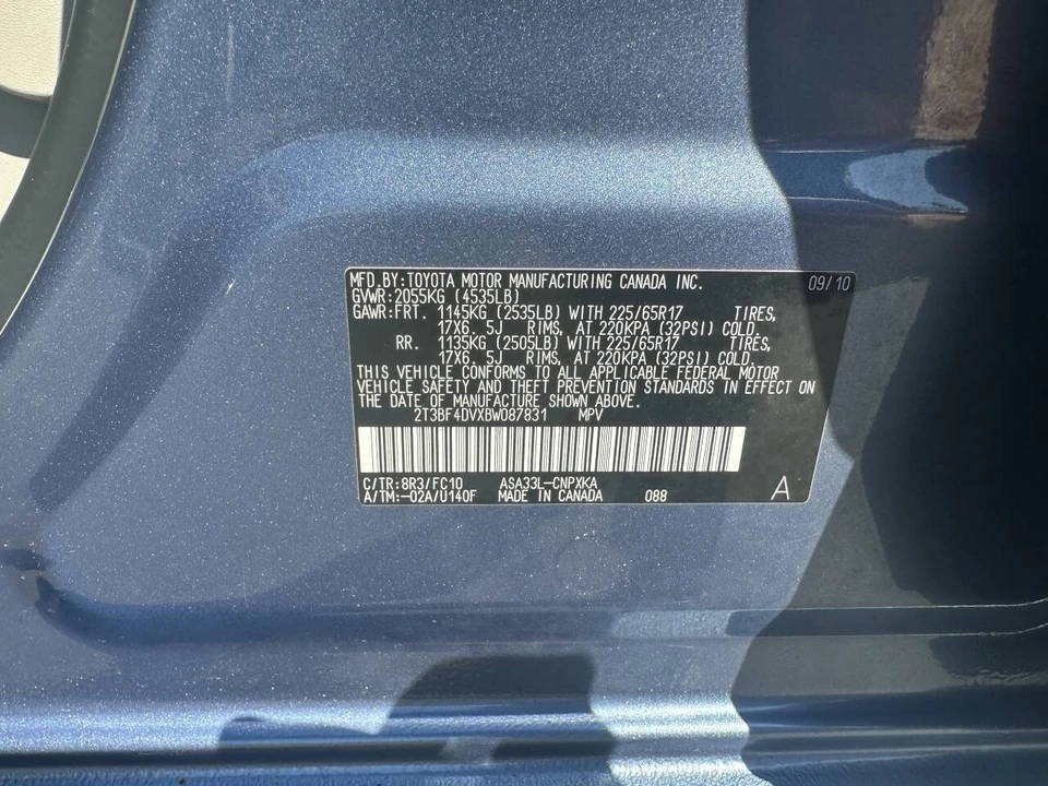 2011 Toyota RAV4 3rd Gen - Image 12 of 21