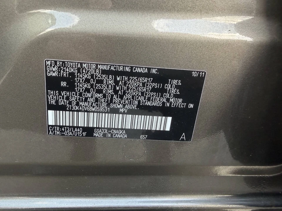 2011 Toyota RAV4 3rd Gen - Image 16 of 21