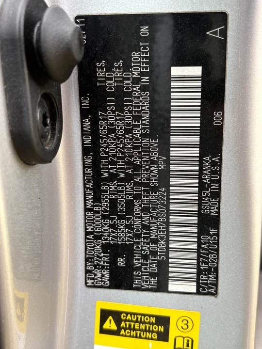 2011 Toyota Highlander - Image 13 of 13