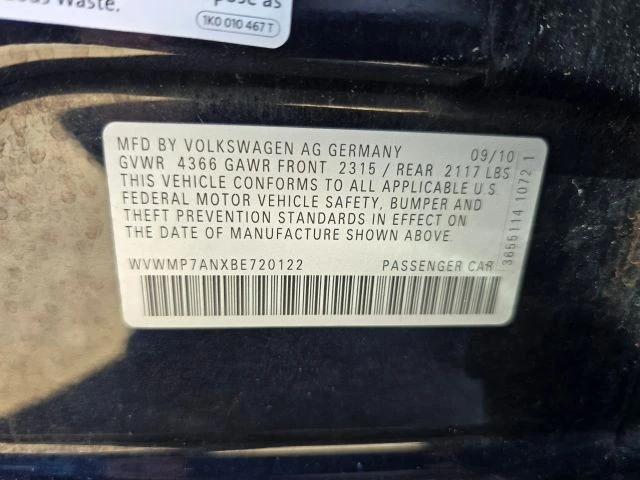 2011 Volkswagen CC - Image 15 of 21
