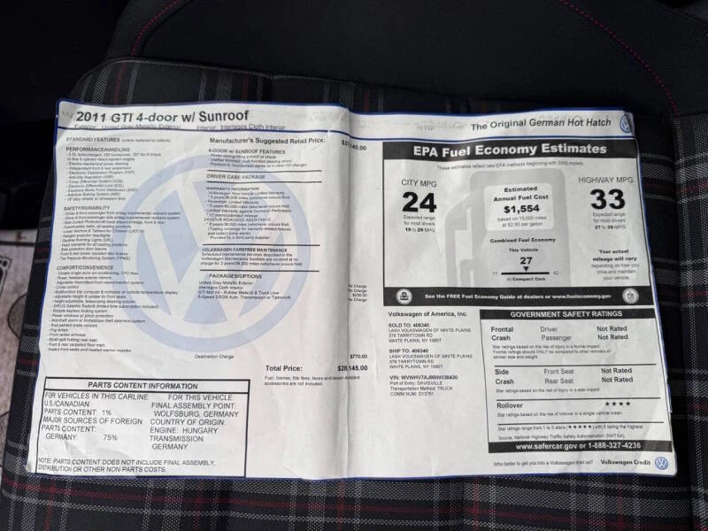 2011 Volkswagen GTI Mk6 - Image 25 of 31