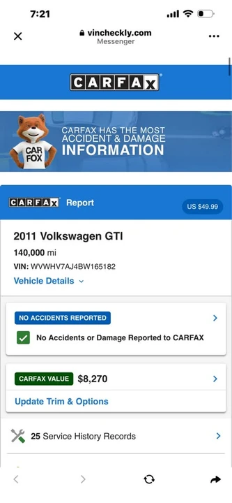 2011 Volkswagen GTI Mk6 - Image 6 of 6