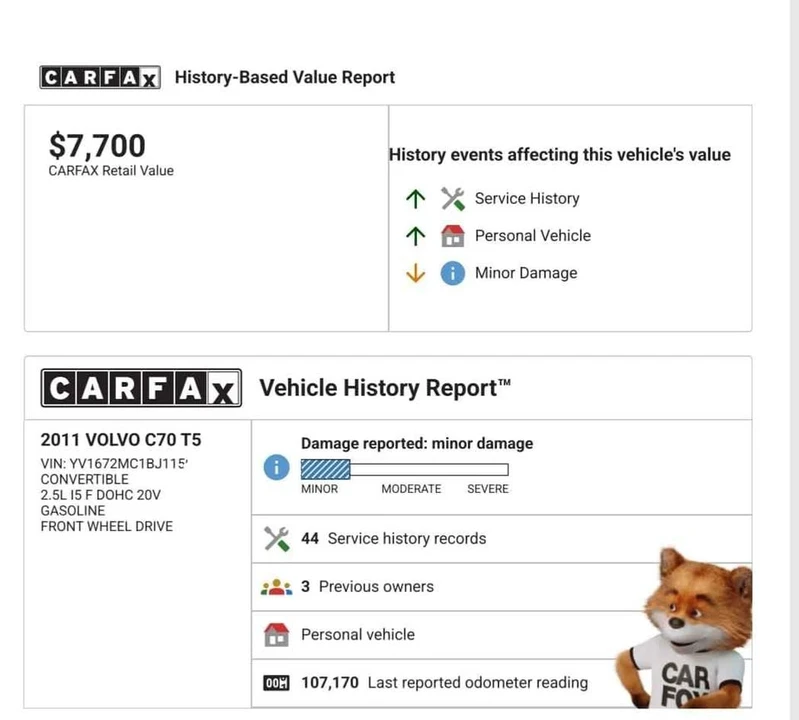 2011 Volvo C70 2nd Gen - Image 8 of 8