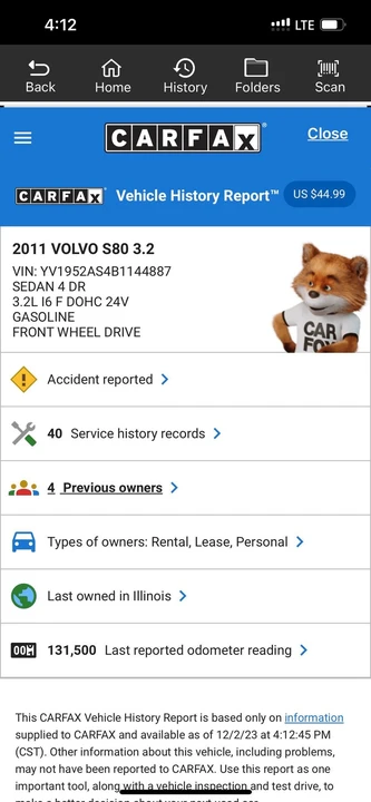 2011 Volvo S80 2nd Gen - Image 14 of 31