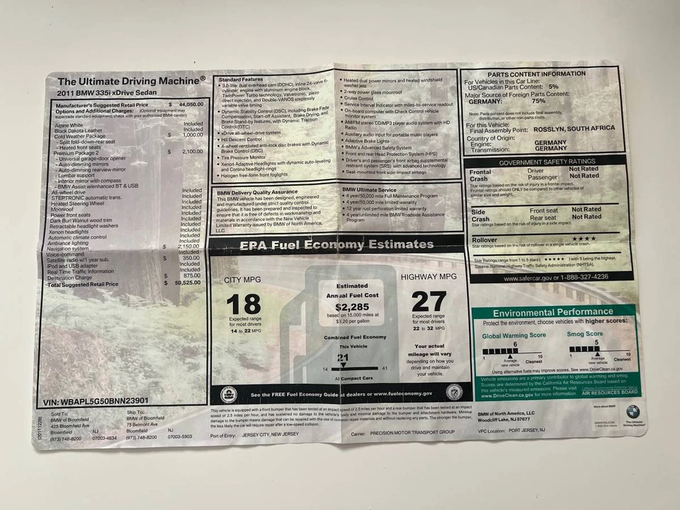 2011 BMW E90 335i Sedan - Image 16 of 23