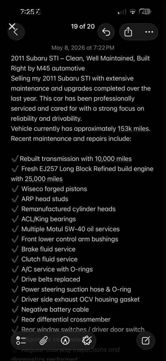 2011 Subaru Impreza WRX STi 3rd Gen - Image 19 of 20